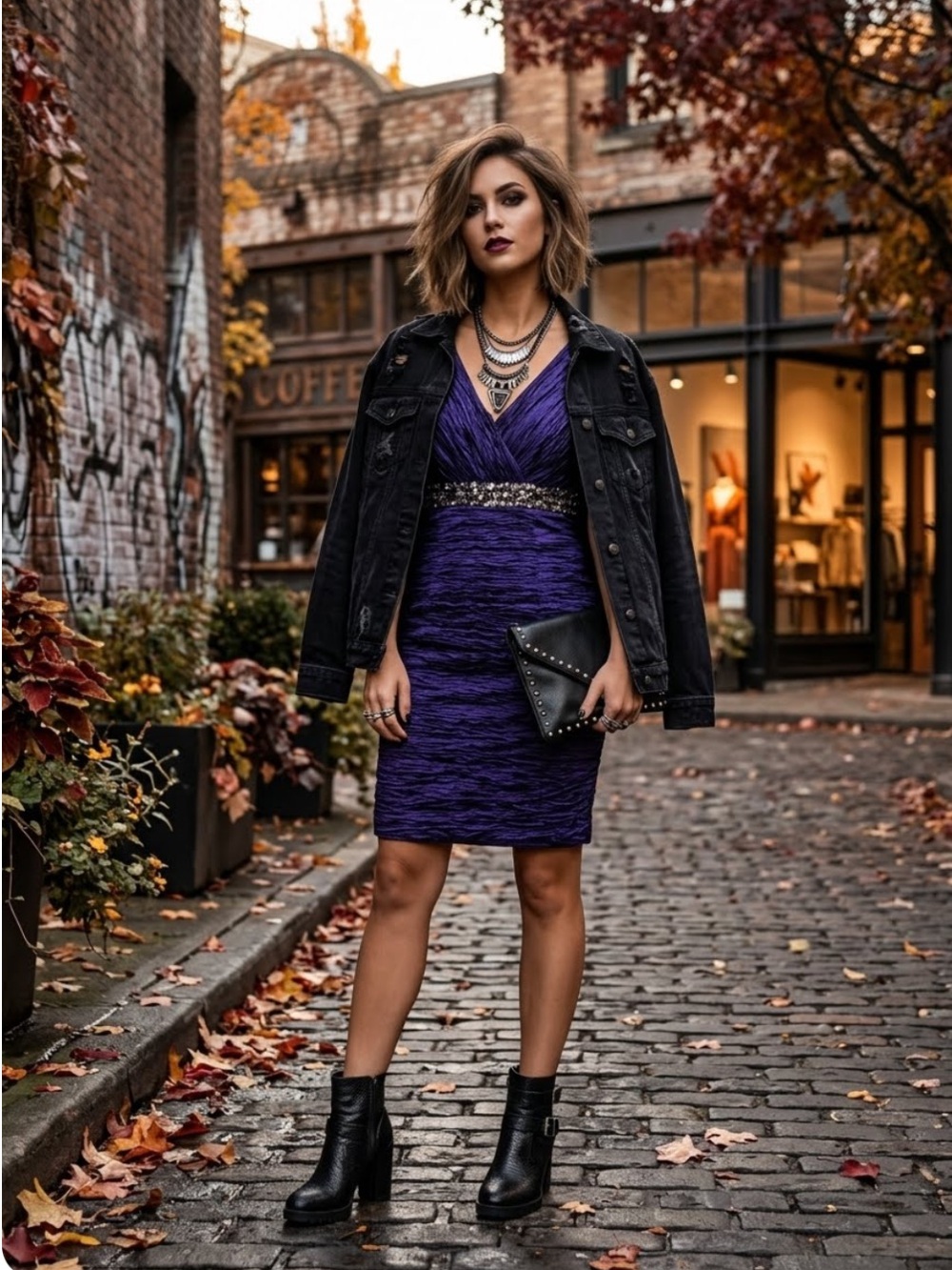 ELIZA J PURPLE BEADED Taffeta RUCHED COCKTAIL DRESS-Gorgeous-NWOT-Sz S 💜